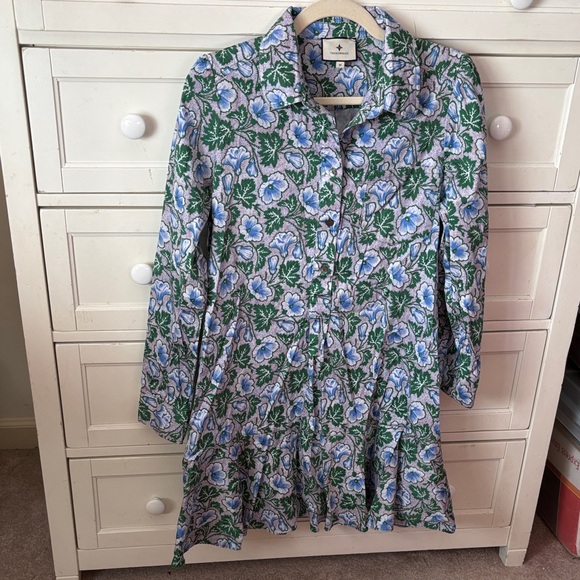 Tuckernuck Blue and Green Floral Dress - Picture 8 of 12